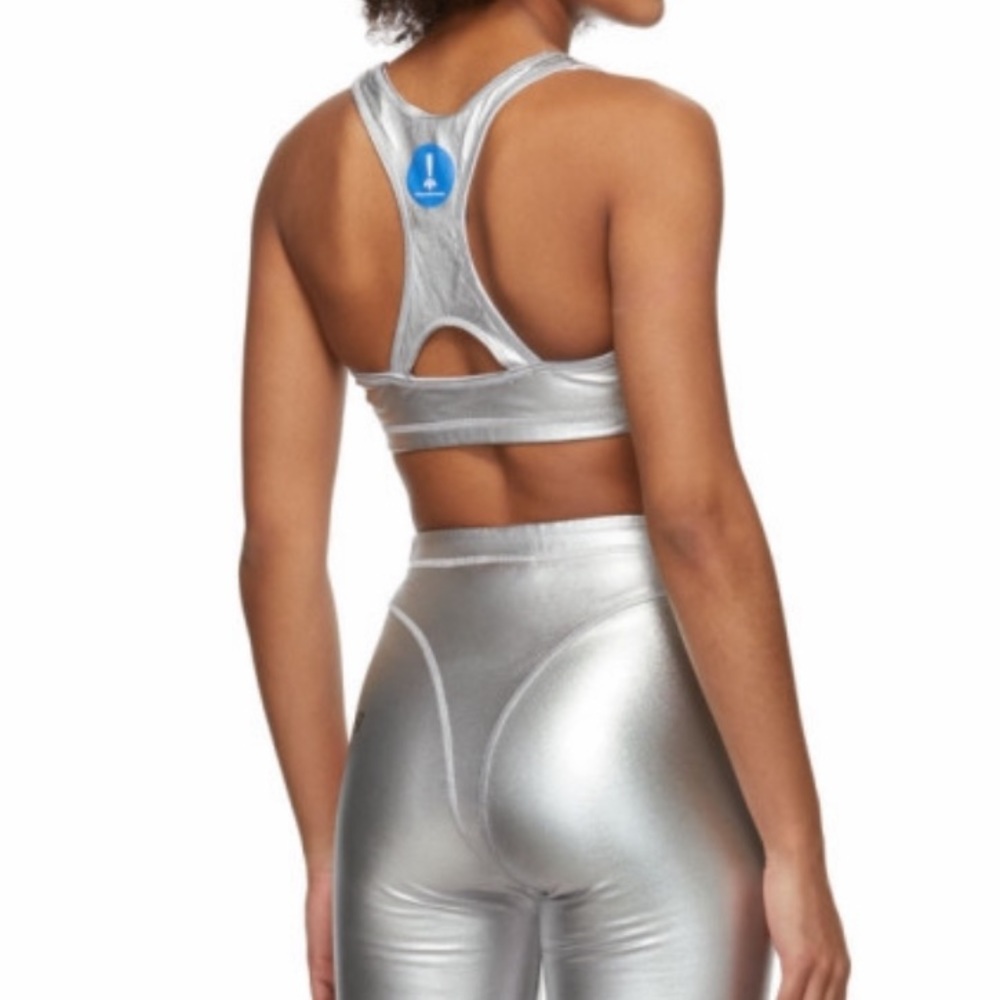 Alexander wang X adidas NYC silver sports bra - XS - Picture 4 of 6
